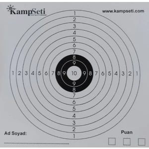 Kampseti Hedef Kağıdı 14CM*13.5CM 100 Adet
