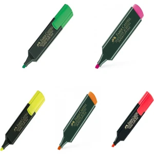 Castell Textliner Highlighter Fosforlu Kalem 5'li