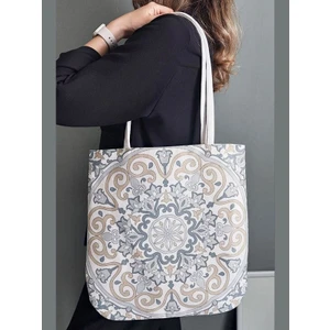 Körfez Kırlent Ilkbahar Yaz Desenli Kumaş Heybe Çanta