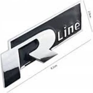 R Line Arka Bagaj Metal Logo