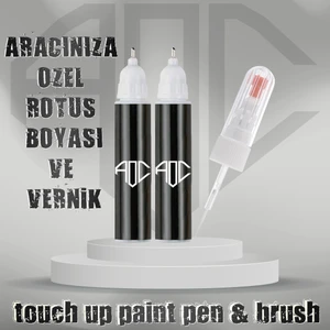 Art Of Colour Artofcolour  Peugeot Kca Tekno Gri Met. - Artense Grey Met. Rötuş Kalemi Vernikli 2li Set