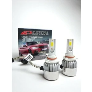 H4 Şimşek Etkili LED Xenon Zenon 10800 Lümen 60W 6000KELVIN