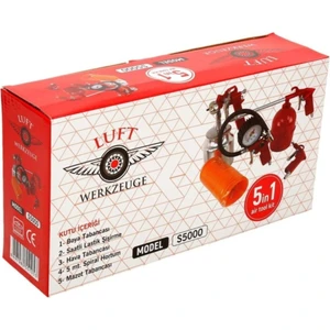 Hakantorna Luft S5000 Havalı Alet Seti 5 Parça