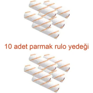 Space Shop Ekonomik Parmak Rulo Yedek 10 cm ( 10 Adet )