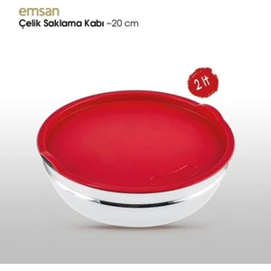Demre Çelik Saklama Kabı 20 Cm
