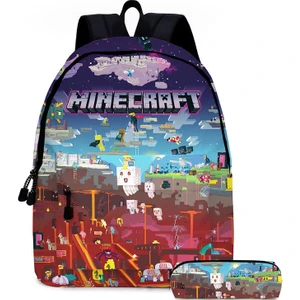 Swico Remado Kalem Kutulu Sevimli Karikatür Minecraft Okul Çantası (Yurt Dışından)