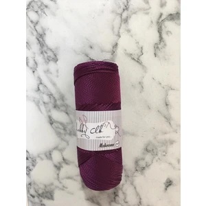 Hobby Club Premium 100 gr 5 Adet Polyester Makrome Ipi (Gül Kurusu) Supla Ip ve Çanta Ipliği