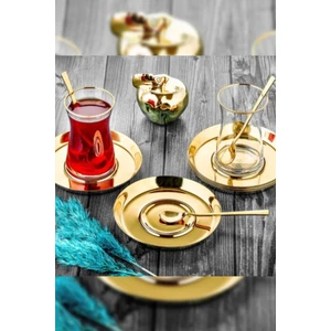 Mess Titanyum 12 Parça Çay Seti Gold