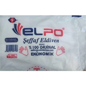 Şeffaf Eldiven Poşet Eldiven 500 Adet 250 Çift