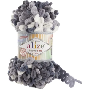 Puffy Fine Color El Örgü İpi (5 Li Paket) - 5925