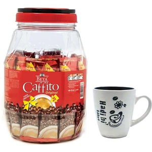 Beta Caffito 3'ü 1 Arada Kahve Pet Kavanoz 36 Adet x 18 G (Kupa Hediyeli)