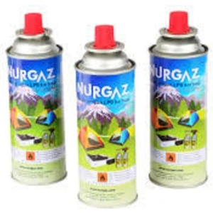 3 Adet NG207 220 gr Valfli Lpg Gaz Kartuşu