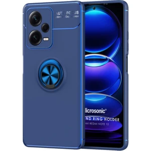 Xiaomi Poco X5 5g Kılıf Kickstand Ring Holder Lacivert