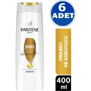 Şampuan Onarıcı ve Koruyucu Bakım 400 ml 6 Adet Pantene Onarıcı