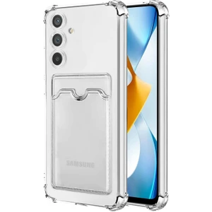 Samsung Galaxy A24 Card Slot Shock Kılıf Şeffaf
