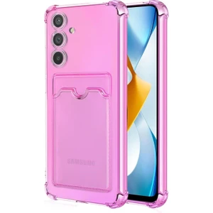Samsung Galaxy A54 Card Slot Shock Kılıf Pembe