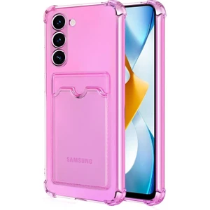 Samsung Galaxy S23 Plus Card Slot Shock Kılıf Pembe