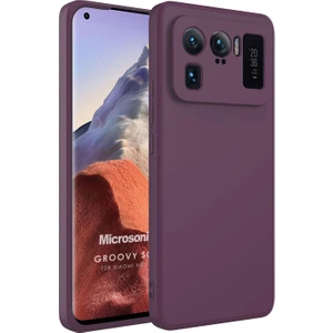 Xiaomi Mi 11 Ultra Kılıf Groovy Soft Mor