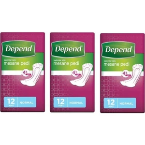 Kadın Mesane Pedi Normal 12'li 3 Adet