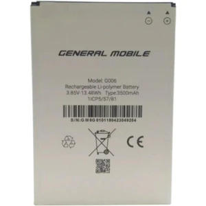 General Mobile Gm 8 Go Batarya Pil