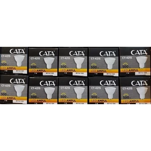CT-4215 10 Adet Beyaz 7W LED Ampul (GU10) (Beyaz)