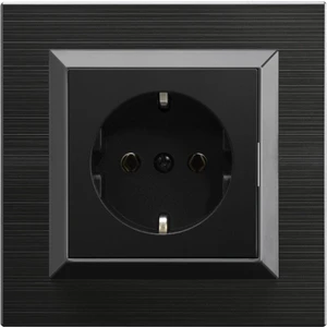 Quantum Siyah Topraklı Priz