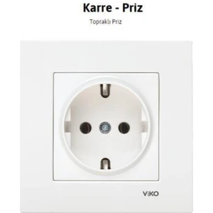 Karre Topraklı Priz