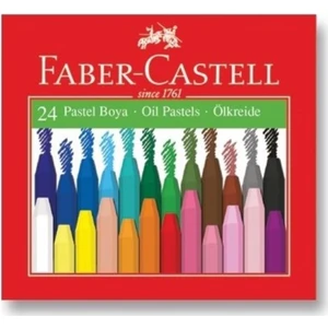 Faber Castel Faber-Castell 24 Renk Karton Kutu Pastel Boya