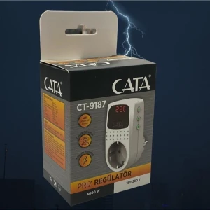 CT-9187 Akım Korumalı Priz Regülatör CT-9187