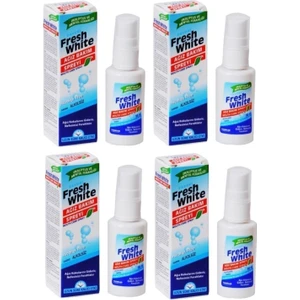 Fresh White Fresh   Ağız Kokusu Giderici Önleyici Sprey 4 Adet 30 ml