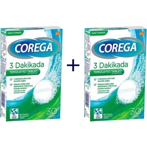 Diş Protezi Temizleyici Tablet 30X2 Corega 3 Dakikada