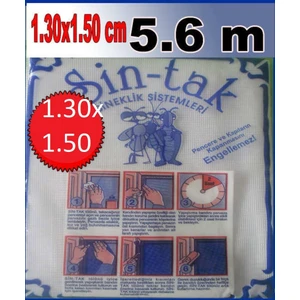 Sin-Tak 125X150CM Çift Kanat Pratik Pencere ve Kapı Sinekliği