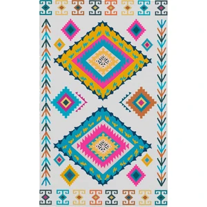 Rugs Modern mira 938 Etnik Desenli Çok Renkli Dokuma Taban Halı