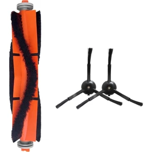 Xiaomi Mop 2 Pro (Siyah) MJST1SHW Uyumlu Yedek Ana Fırça ve Yan Fırça-3 Parça
