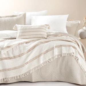 Bedding Nola Çift Kişilik Infinity Çeyiz Seti - Bej