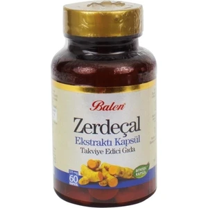 Zerdeçal Ekstraktı 325 Mg 60 Kapsül