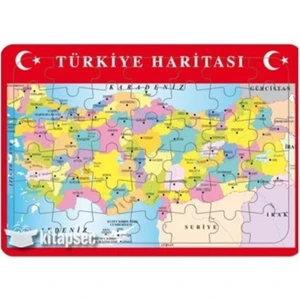 Ilk Adım Yayınları Türkiye Haritası Yapboz. Hikayeli. 42 Parça. 25X35. +3 Yaş Için Uygundur.