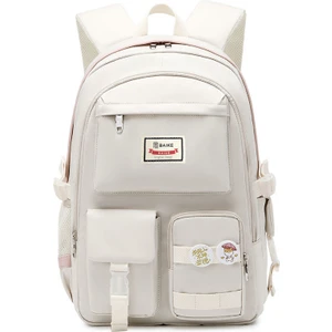 Go Biz Su Geçirmez ve Aşınmaya Dayanıklı Büyük Kapasiteli Öğrenci Okul Çantası-Moda Dış Seyahat Çantası-Koruyucu Omurga Askısı Kalem Çantası Göğüs Çantası Omuz Çantası (Yurt Dışından)