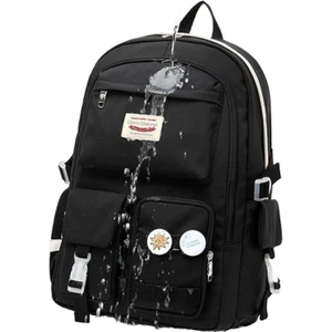 Go Biz Su Geçirmez ve Aşınmaya Dayanıklı Büyük Kapasiteli Öğrenci Okul Çantası-Moda Dış Seyahat Çantası-Koruyucu Omurga Askısı Kalem Çantası Göğüs Çantası Omuz Çantası (Yurt Dışından)