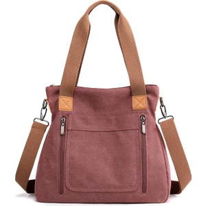 Go Biz Taşınabilir Büyük Kapasiteli Kadın Çantası, Kanvas Çanta, Rahat Kadın Omuz Çantası, Kadın Çanta (Yurt Dışından)