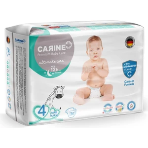 Carıne Premium Bebek Bezi 4 Numara Maxı 36 Adet