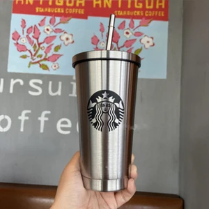 Starbucks Hasır Bardak Kahve Fincanı Eşlik Eden Termal Su Bardağı Masaüstü Araba Çift Katlı Bardak (Yurt Dışından)