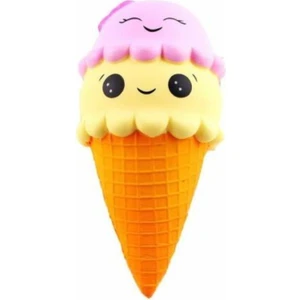 EC Shop Cibotoys Jumbo Gülenyüz Dondurma Squishy Sık Bırak Kokulu Sukuşi 16 cm Büyük Dondurma