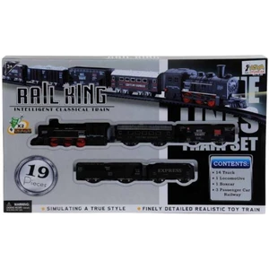 Asya Oyuncak Kutulu Pilli 19 Parça Tren Set