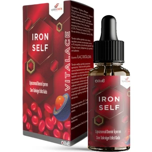 Vıtalace Ironself, Yeni nesil Patentli Lipozomal Demir Içeren Sıvı Takviye Edici Gıda (30ml Damla)