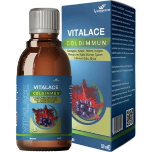 Vıtalace Coldımmun, %100 Bitkisel, Vegan, Karagen, Kekik, Hatmi, Meyan Kökü, Karamürver, Içeren Takviye Edici Gıda (150ml Şurup)