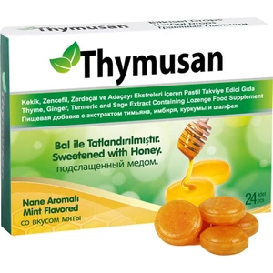 Bitkisel Pastil Kekik Zencefil Zerdeçal 24 Lü