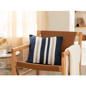 English Home Tissue Dokuma Kırlent Kılıfı 45 x 45 cm Lacivert