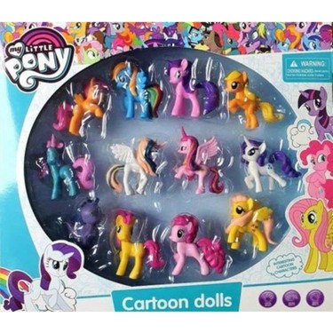 Can-Em Oyuncak My Little Pony Oyuncak 12 Li Set Figür Fiyatı