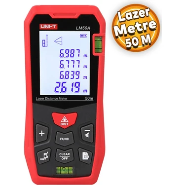 Uni-T LM50A Lazer Metre 50 M Lazer Mesafe